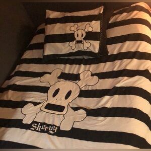 Vintage Paul Frank bedding set Skurvy double reversible